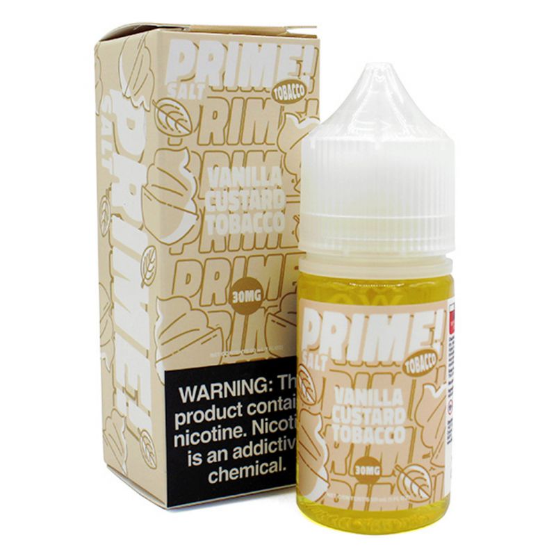 30ml Vanilla Custard Tobacco by Prime! Salt